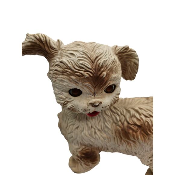 Vintage THB Edward Mobley Co Large Closing Eyes Formerley Squeaky Dog Toy - Picture 2 of 5